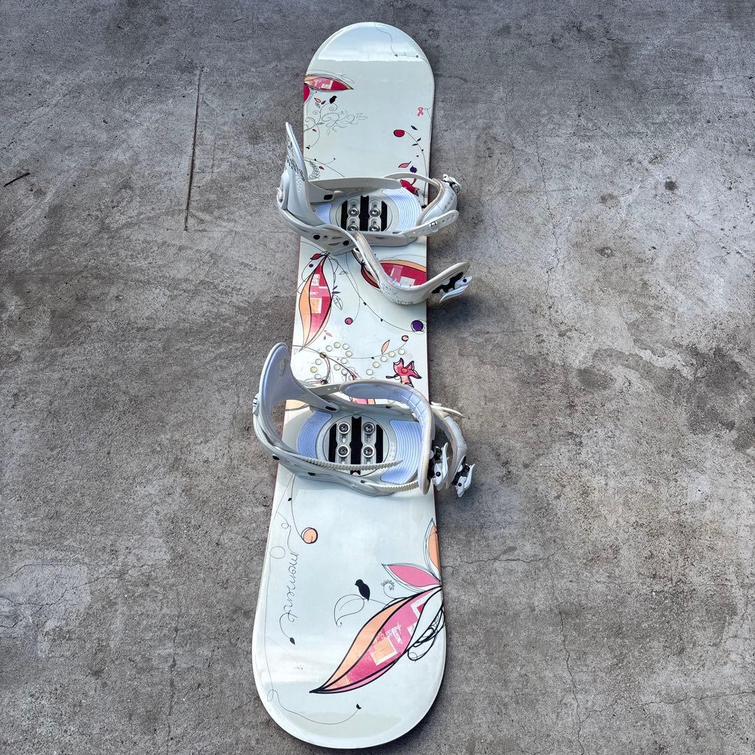 FLUX 花柄ビンディング ホワイト