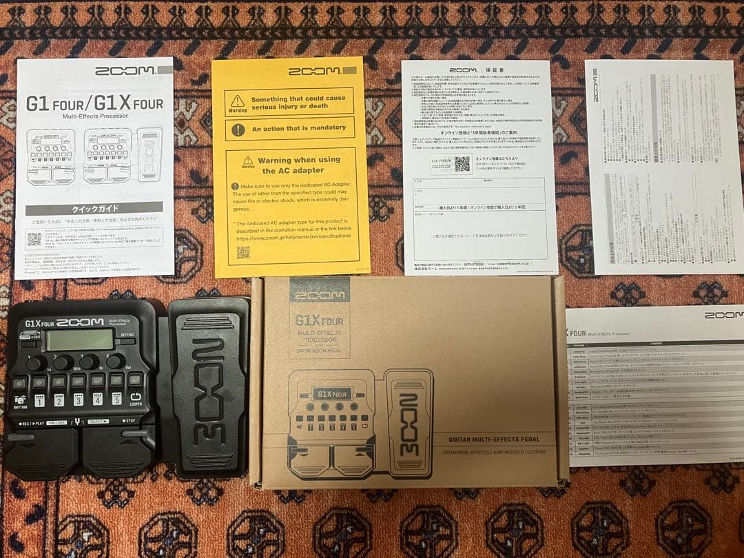 極美品！ZOOM G1X four