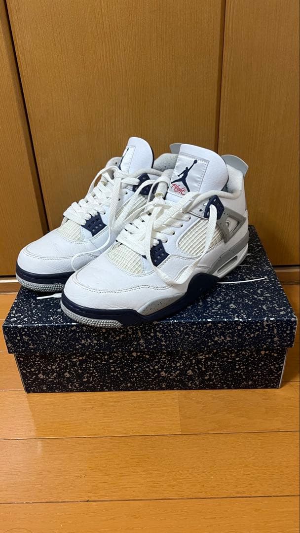 シューズ(男性用) Air Jordan 4 MidnightNavy