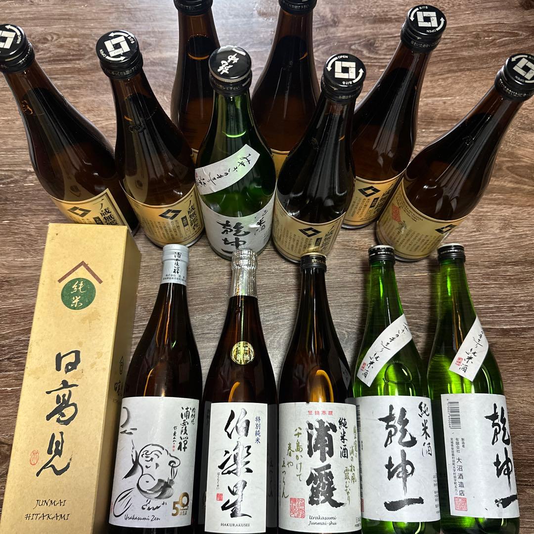 日本酒飲み比べ14本