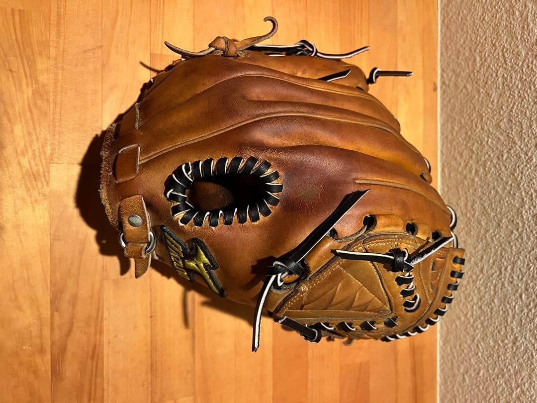 即購入禁止ミズノプロ 硬式 投手用 グローブ｜全紐交換済｜Mizuno Pro｜