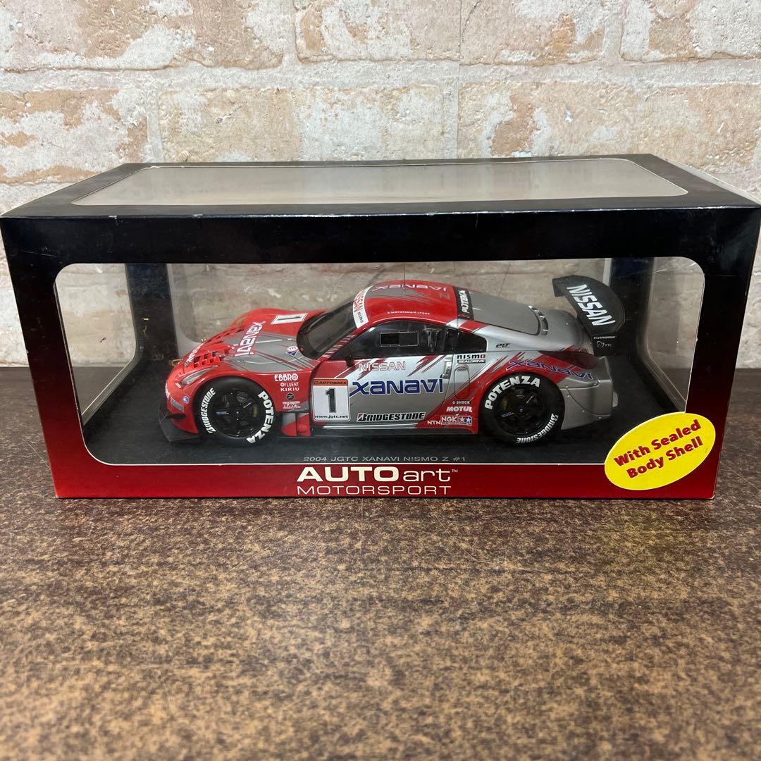I3【保管品】 AUTOart XANAVI NISSAN 1/18 ミニカー