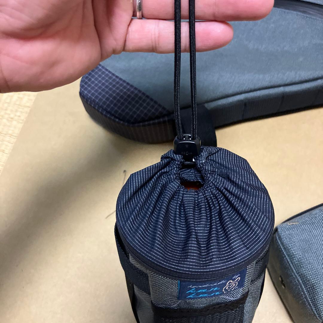 sbnskハンドメイドフレームバッグ＋ステムポーチ×2