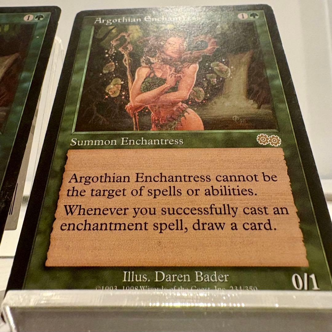 アルゴスの女魔術師/Argothian Enchantress英語版4枚セット