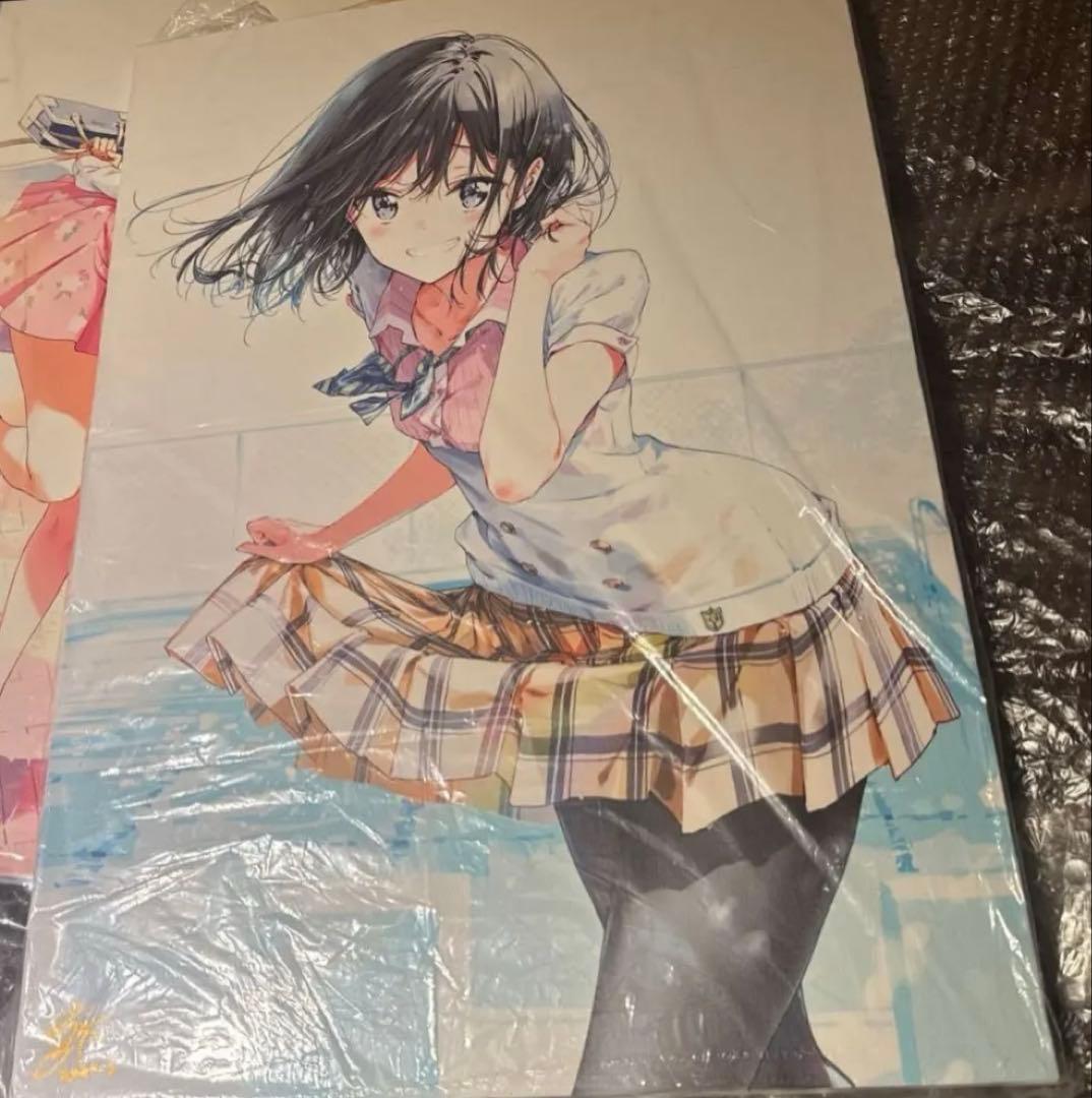 売却　tiv 個展　大判キャンバスアート　直筆サイン入　安達垣愛姫