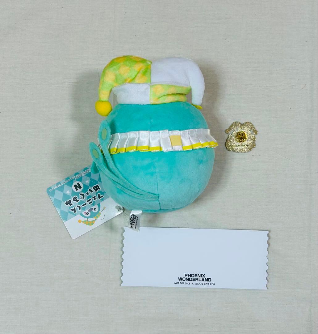 フェニラン フェニーくんぬいぐるみ 日野森雫 チケット風カード ピンバッジ