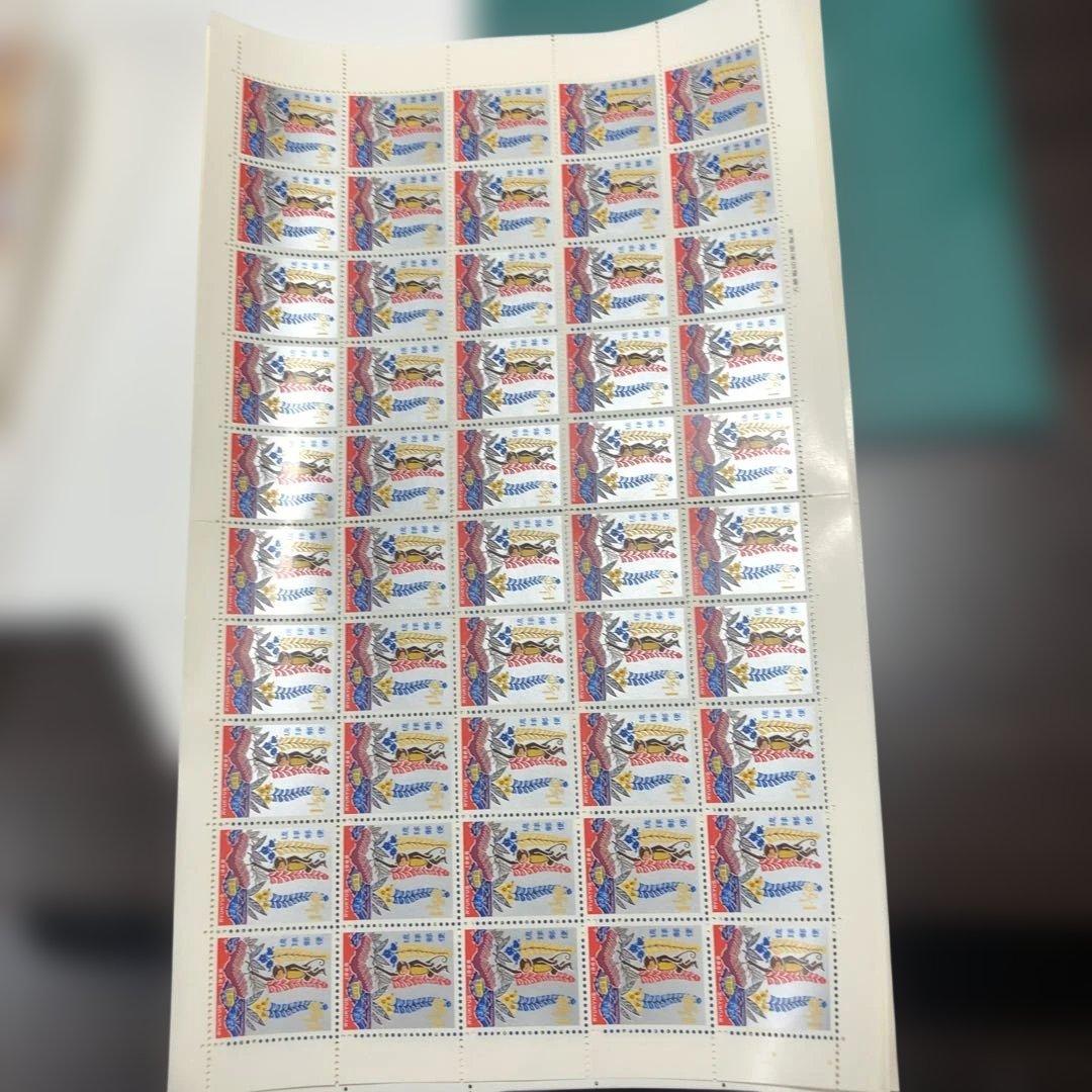 12868 琉球切手　年賀切手シート大量