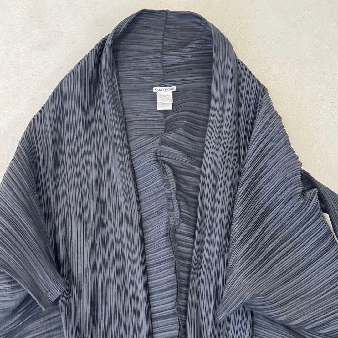 ISSEY MIYAKE 変形　ボレロ　ブラック　プリーツ　長袖　シルク