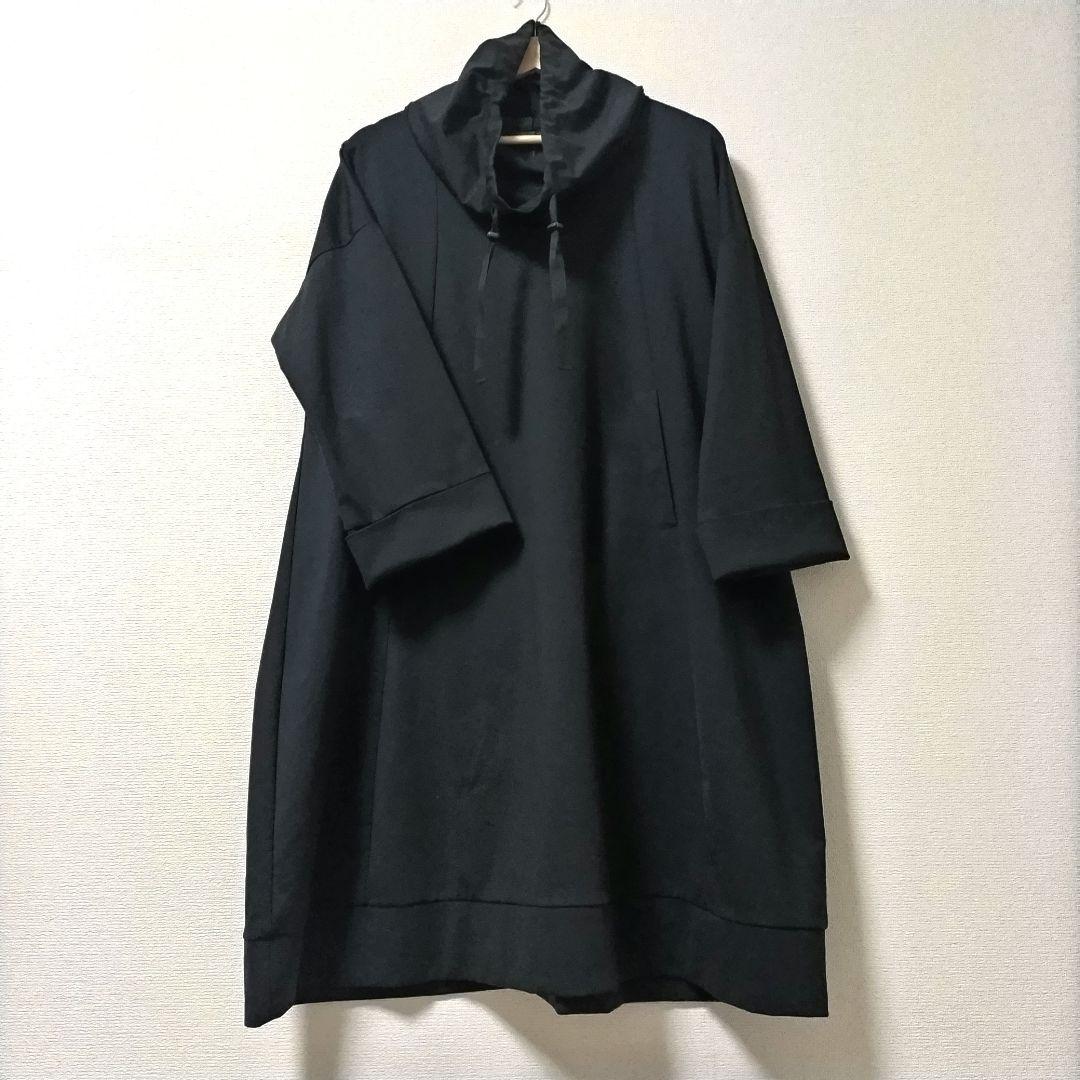 CRESCENT　ワンピース　フード襟　ゆったりサイズ