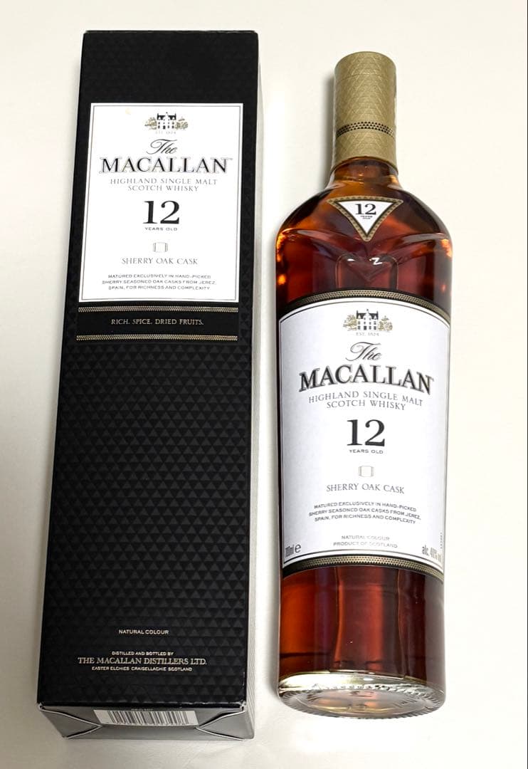 マッカラン 12年 シェリーオークカスク 700ml 40%