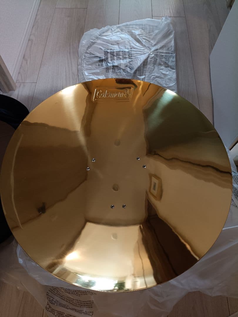 コールマン ファイヤーディスク ゴールド 円形 焚火台 シート付