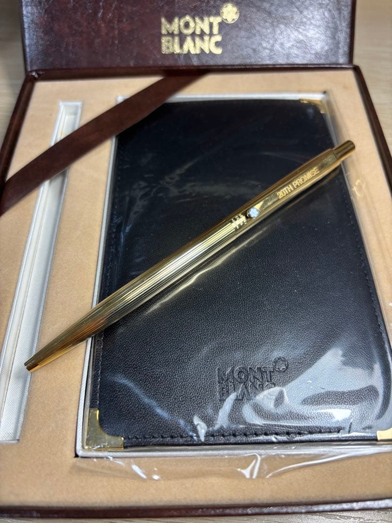 【極美品/希少】モンブラン ノブレス ゴールド セット 箱・説明書付(金張)