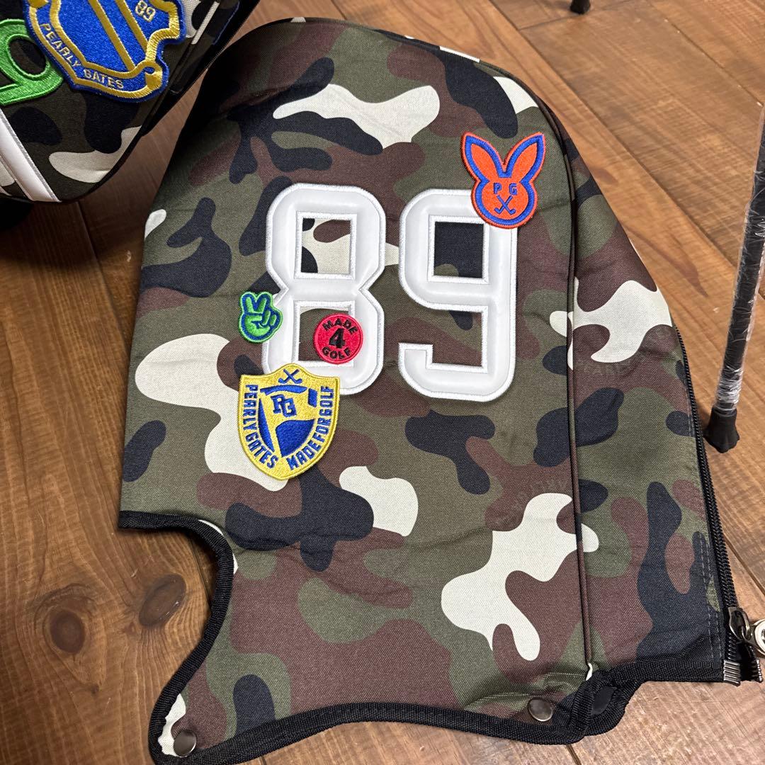 パーリーゲイツ スタンド式　キャディバッグ　ワッペンカモ