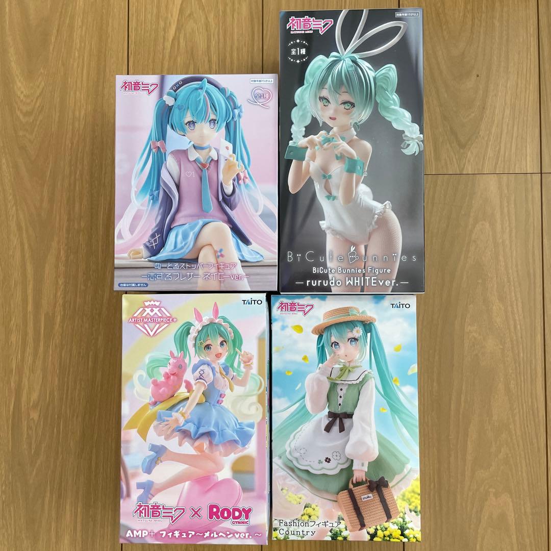 初音ミク　フィギュア　まとめ売り　fashion bunny バニー　AMP+