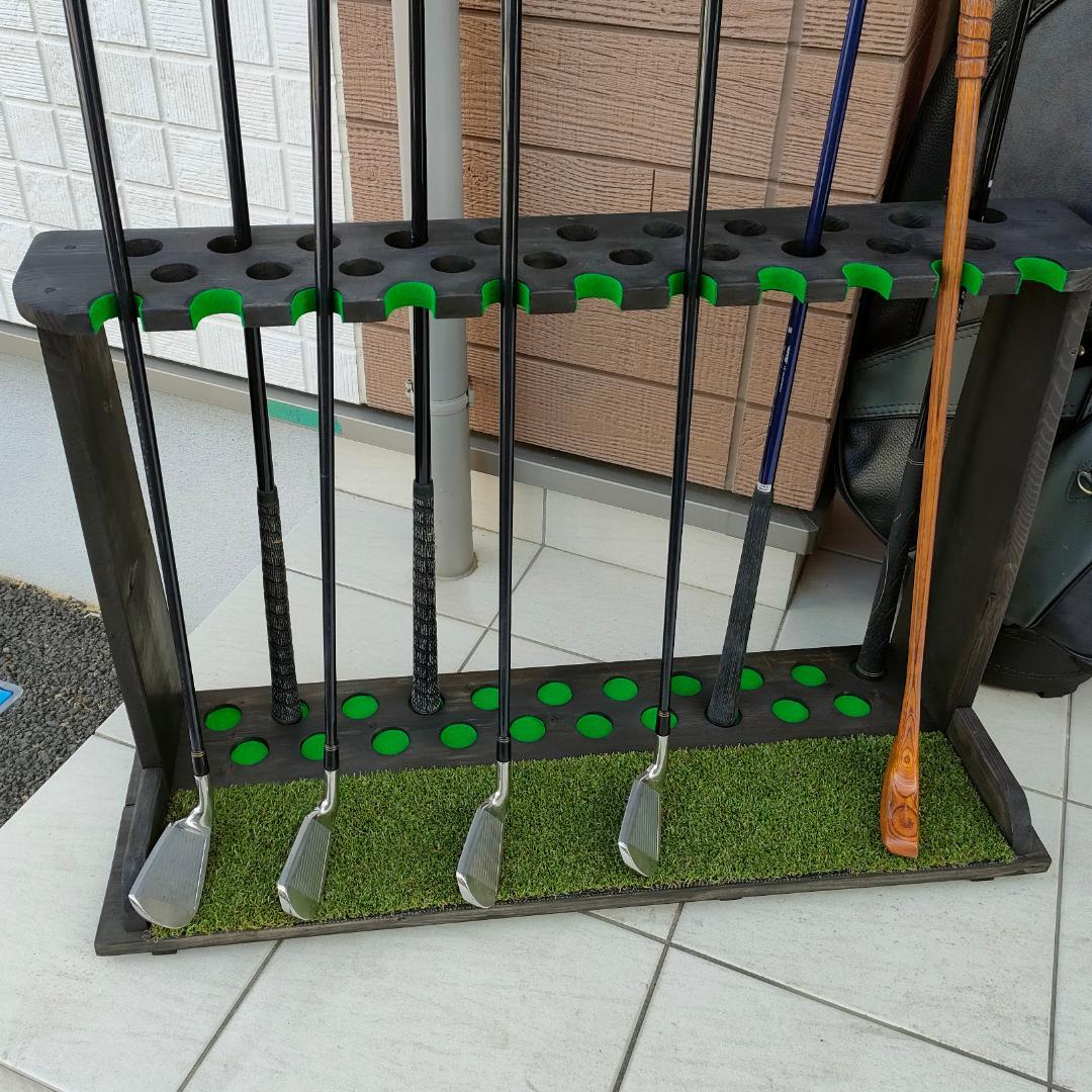 ゴルフクラブスタンド21本＋11本【組立て完成品でお届け】