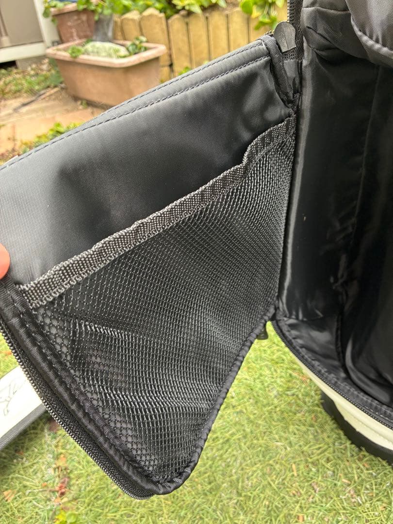 PING キャディバッグ ホワイト・ブラック　ワンポケット