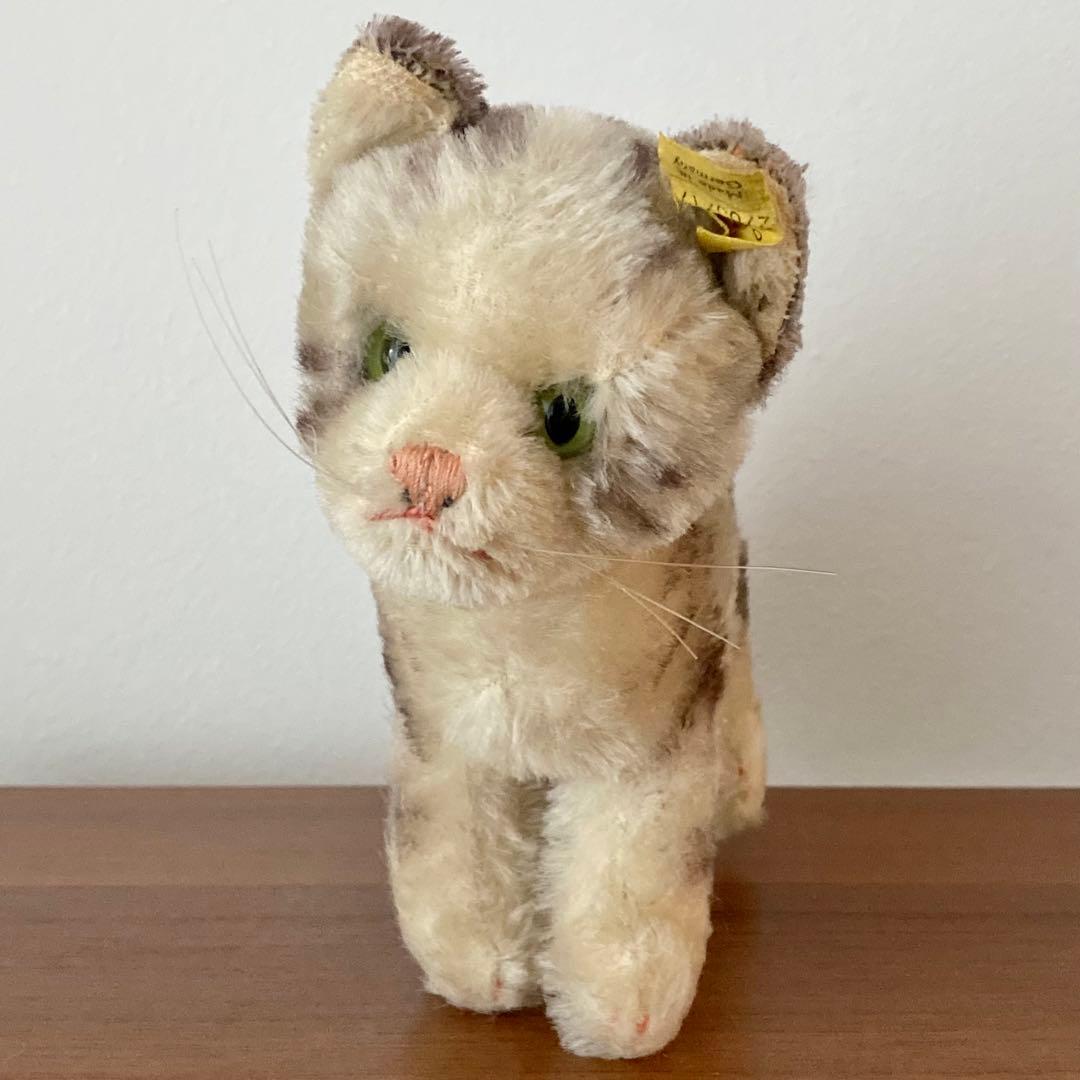 DEMPA　猫のスージー　オールドシュタイフ　猫　ぬいぐるみ　ヴィンテージ