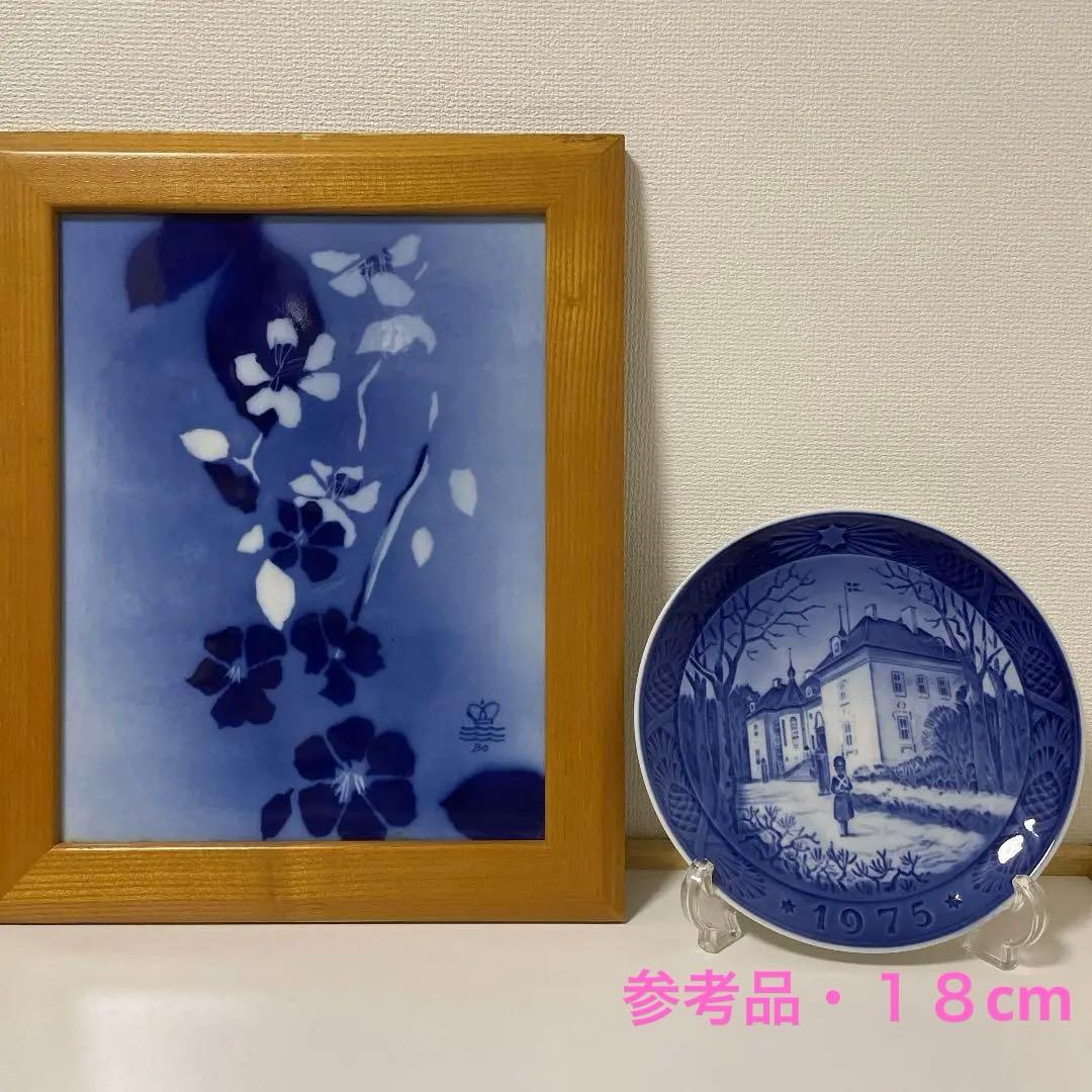 ＊Juliane Marie＊・Blue flower・額装３４cm×２８cm・