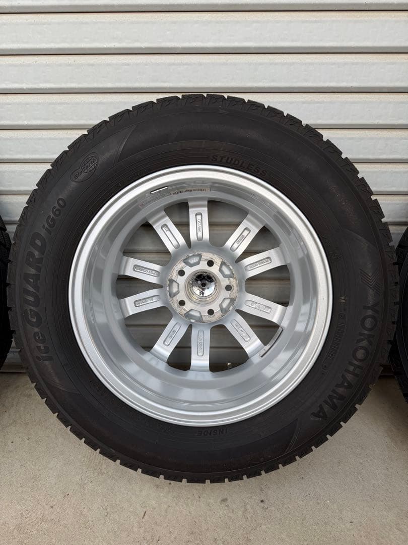 スタッドレス バリ溝 ヨコハマ アイスガード ホイールセット 4本 美品