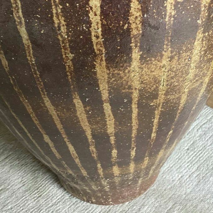 壺　傘立て 小鹿田焼 刷毛目　大分県日田市