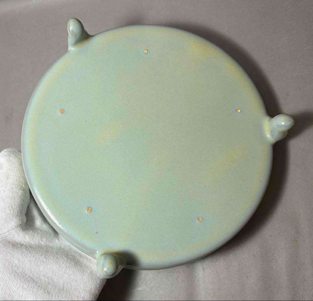 中国 三つ足丸盤　f2260113