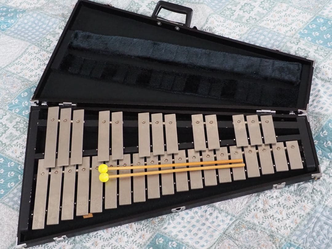 YAMAHA グロッケンシュピール　鉄筋　打楽器　パーカッション　マレット付き