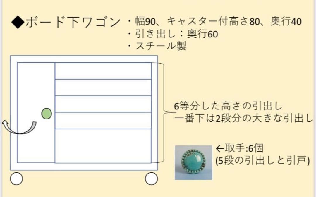 z*i様 MILLS TOKYO スチール製ワゴン｜オーダーメイド品