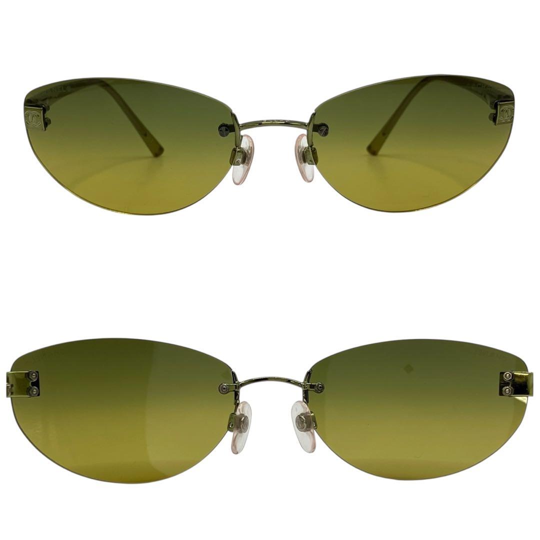 CHANEL サングラス アイウェア リムレス　フレームレス ココマーク グラデ