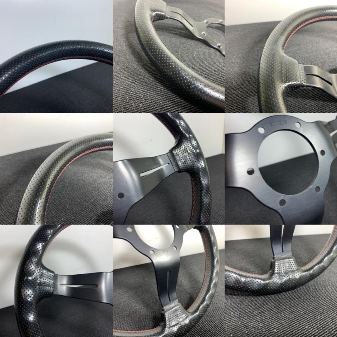 ナルディ スポーツタイプ ラリー 33cm ディープコーン パンチングレザー