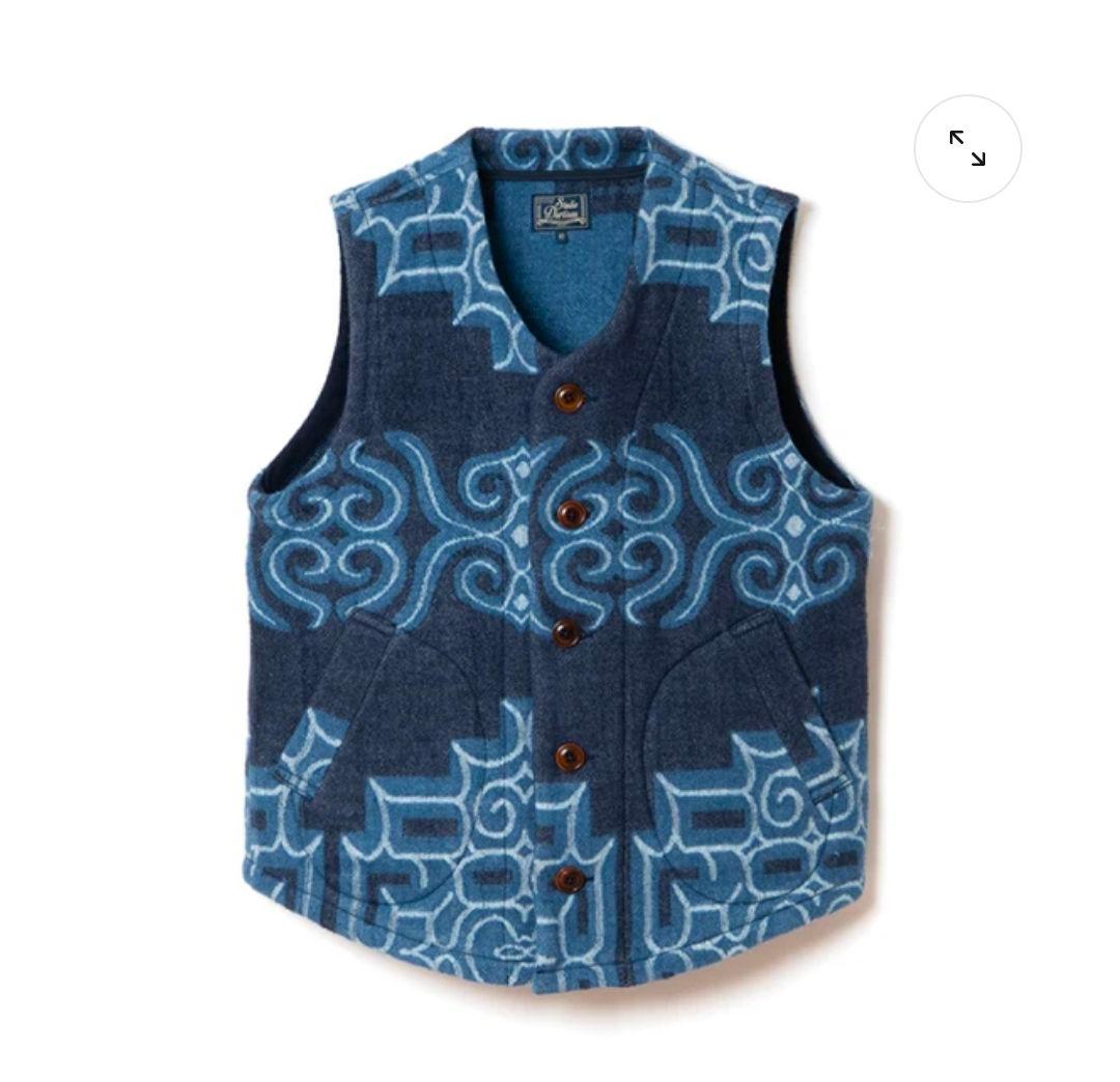 【新品未使用品】45thアイヌブランケットベスト【SP-105】