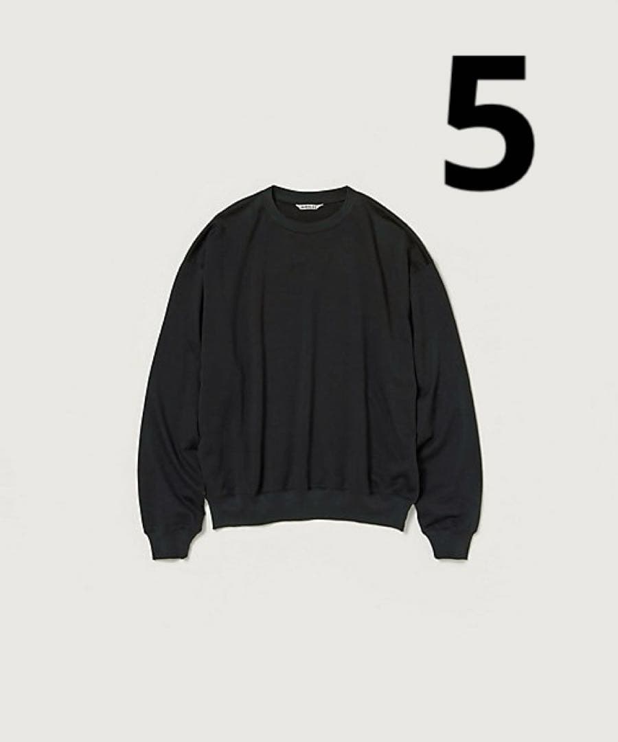 トップス Auralee Super High Gauge Sweat P/O