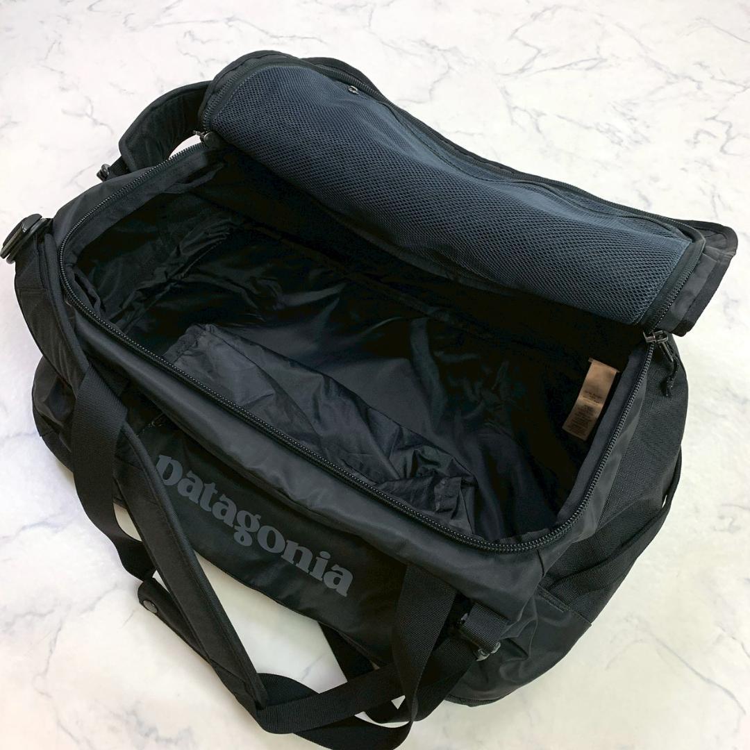美品★パタゴニア ブラックホール・ダッフル 40L ブラック 2way