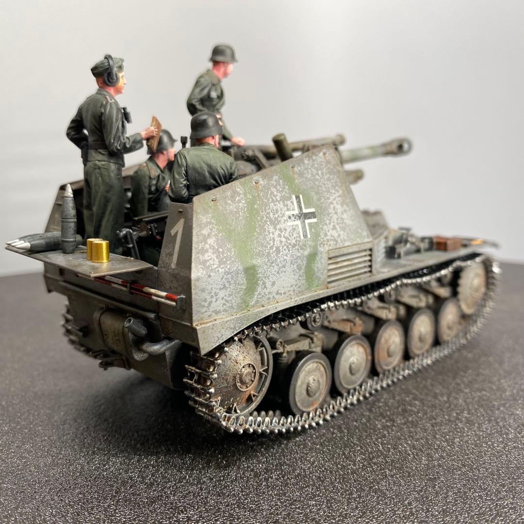 TAMIYA ドイツ軍 1/35 塗装済戦車模型 ヴェスペ
