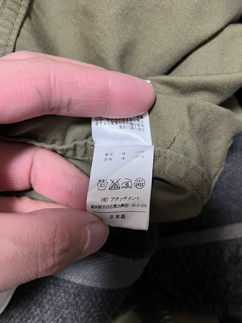 アタッチメント　モッズコート　size1