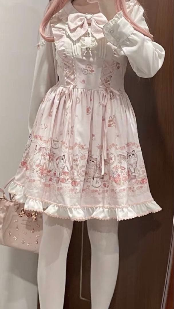 doki cherry meow meowワンピース ピンク 最終値下げ