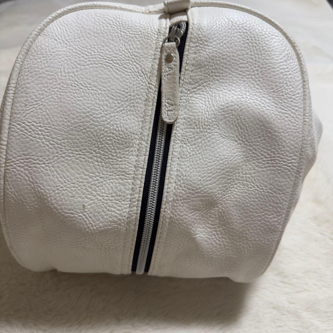 美品Admiral ゴルフ　キャリバッグ　ホワイト　カバーあり合皮