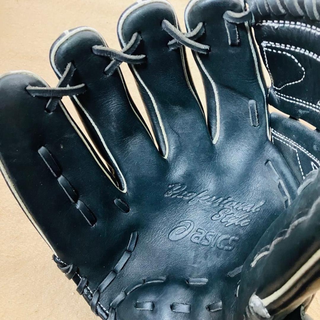 【希少】asics グローブ ピッチャー用 3121A341 左投げ ブラック