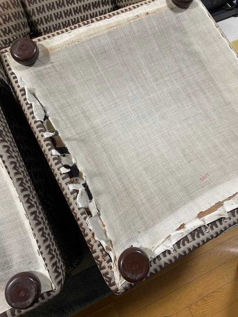 カリモク　1人掛け　ソファ　4セット