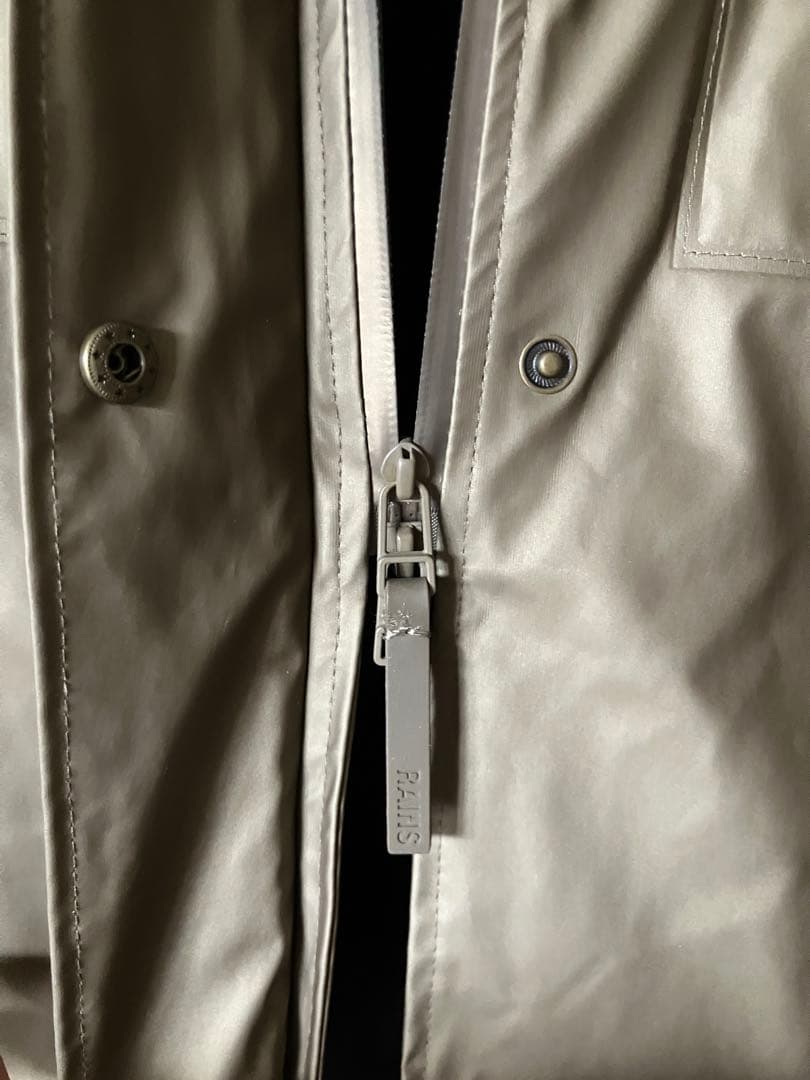 【RAINS】【レインズ】防水フード付きロングコート・オリーブグリーン