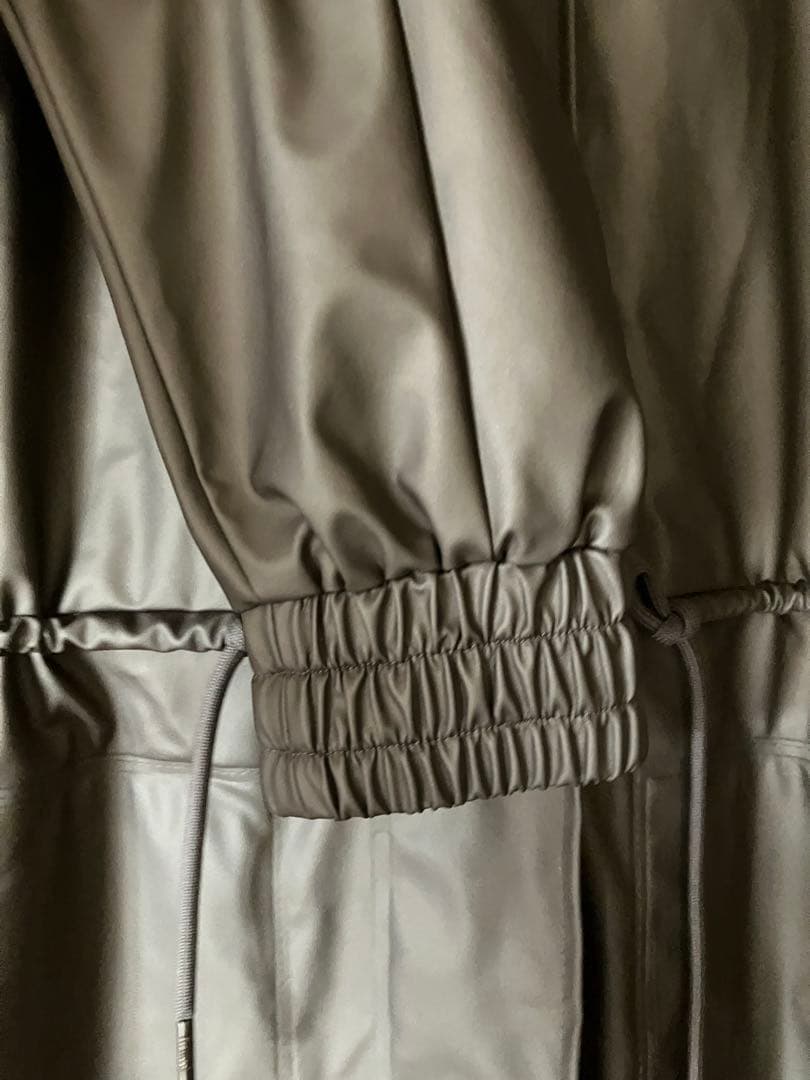 【RAINS】【レインズ】防水フード付きロングコート・オリーブグリーン