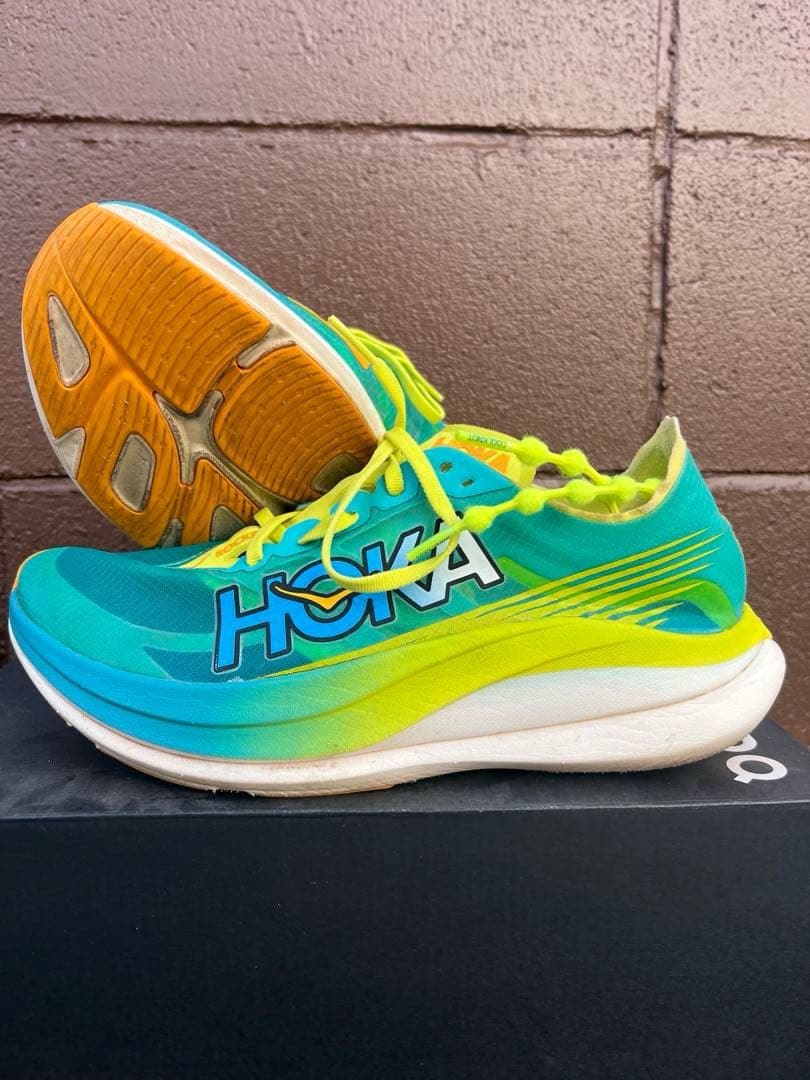 【26.5cm】HOKA ROCKET X 2 ロケットX2 走行約80km