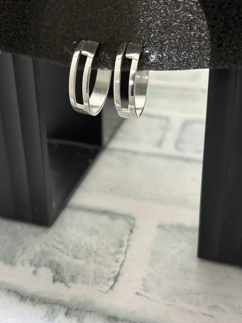 超美品　オールドグッチ　GUCCI カットアウトG フープピアス　トムフォード期