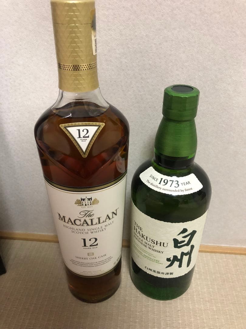 格安出品！！定価以下！値下不可！　マッカラン　シェリーオーク　12年　白州