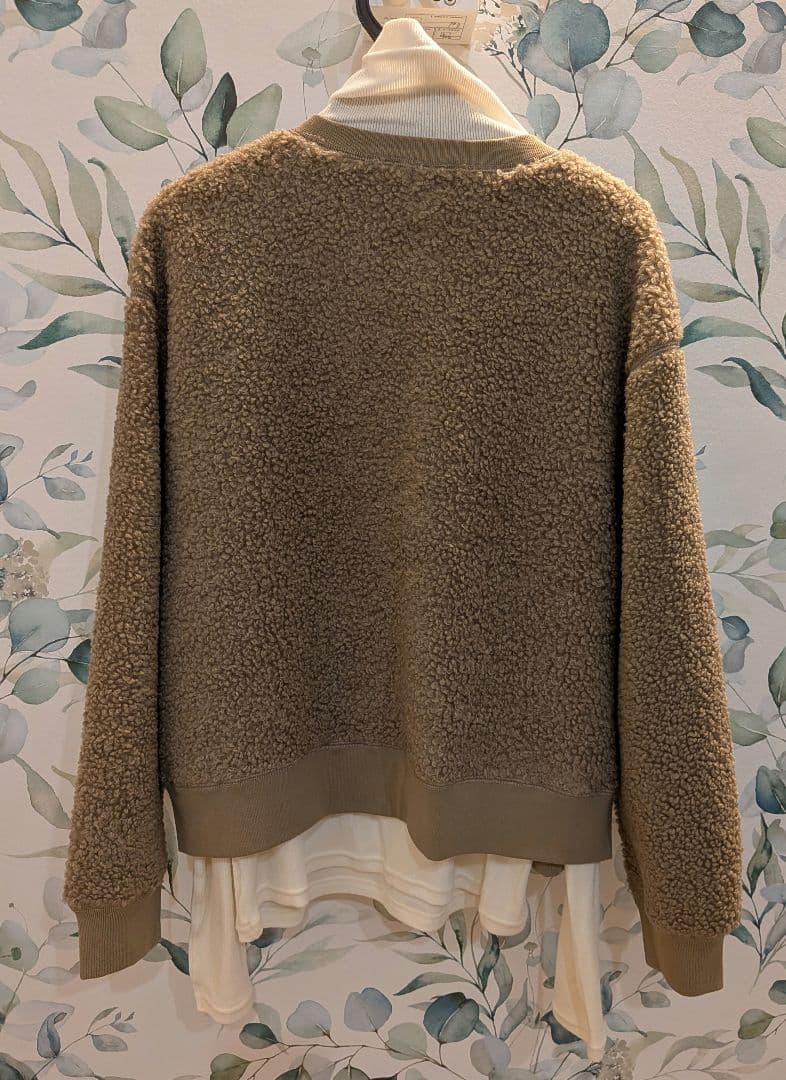 DOORS プードルボアカーデモカ+タートルプルオーバーオフセット