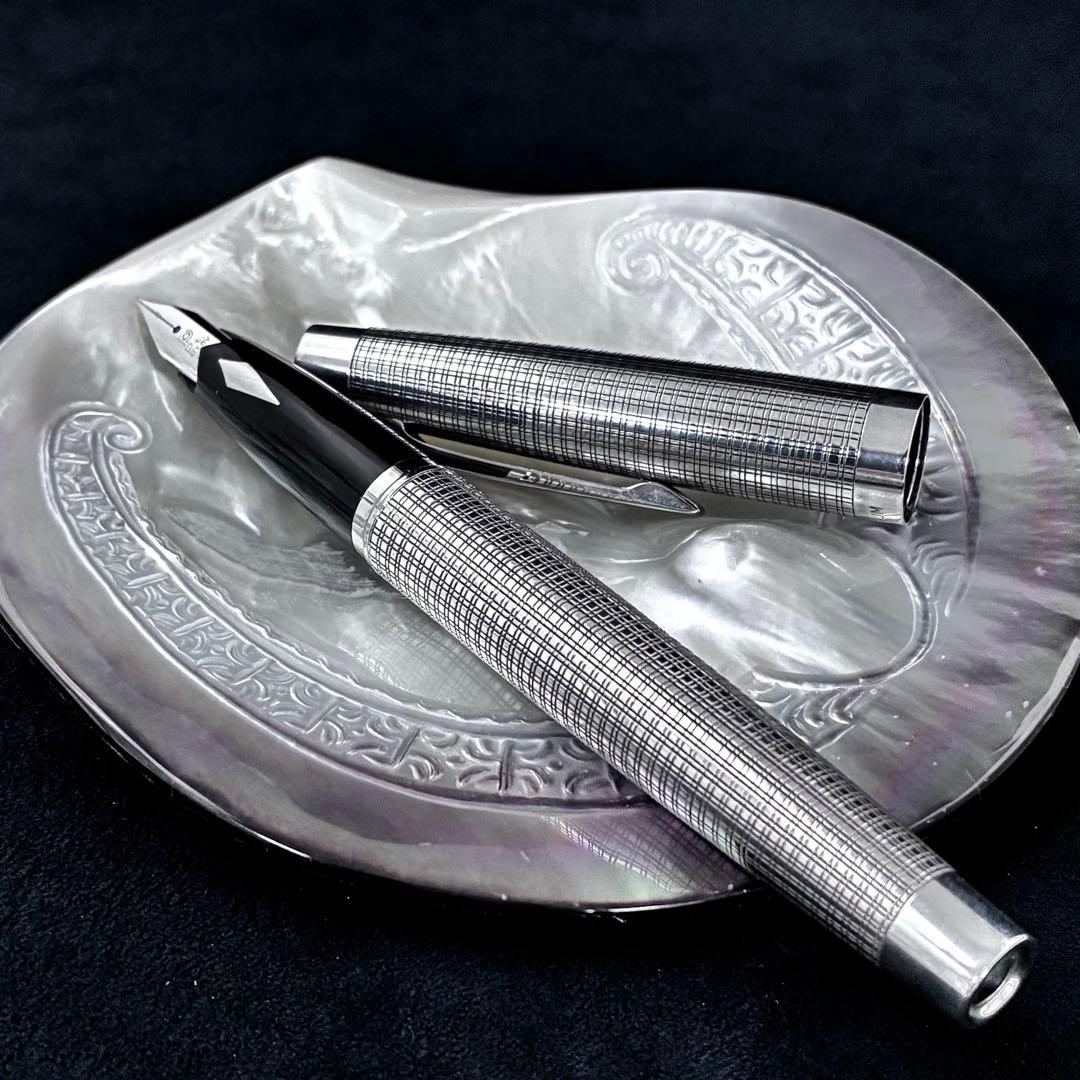 プラチナ万年筆 PLATINUM　1stプラチナ 　軸銀製　プラチナプラチナ