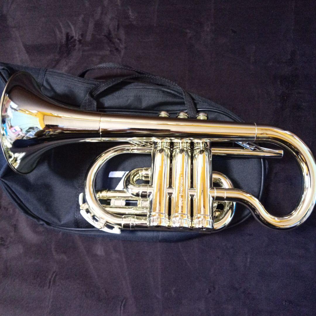 ZO プラスチックコルネット シャンパンゴールド プラクティスミュートセット