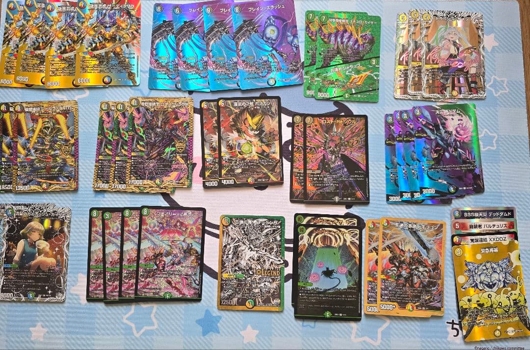 デュエマ引退品、デッキ多数