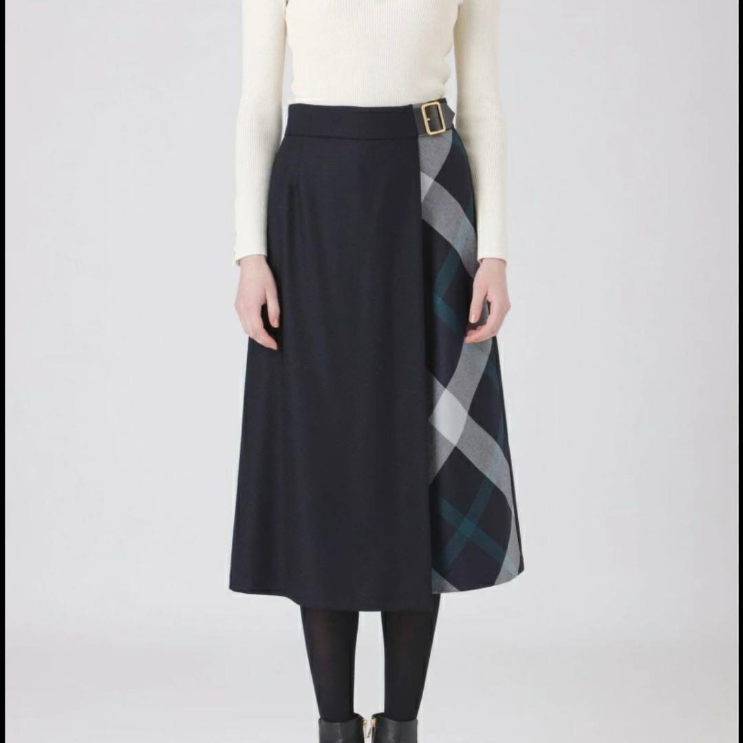 ブルーレーベルクレストブリッジボタニーサージガウチョパンツウール38サイズ