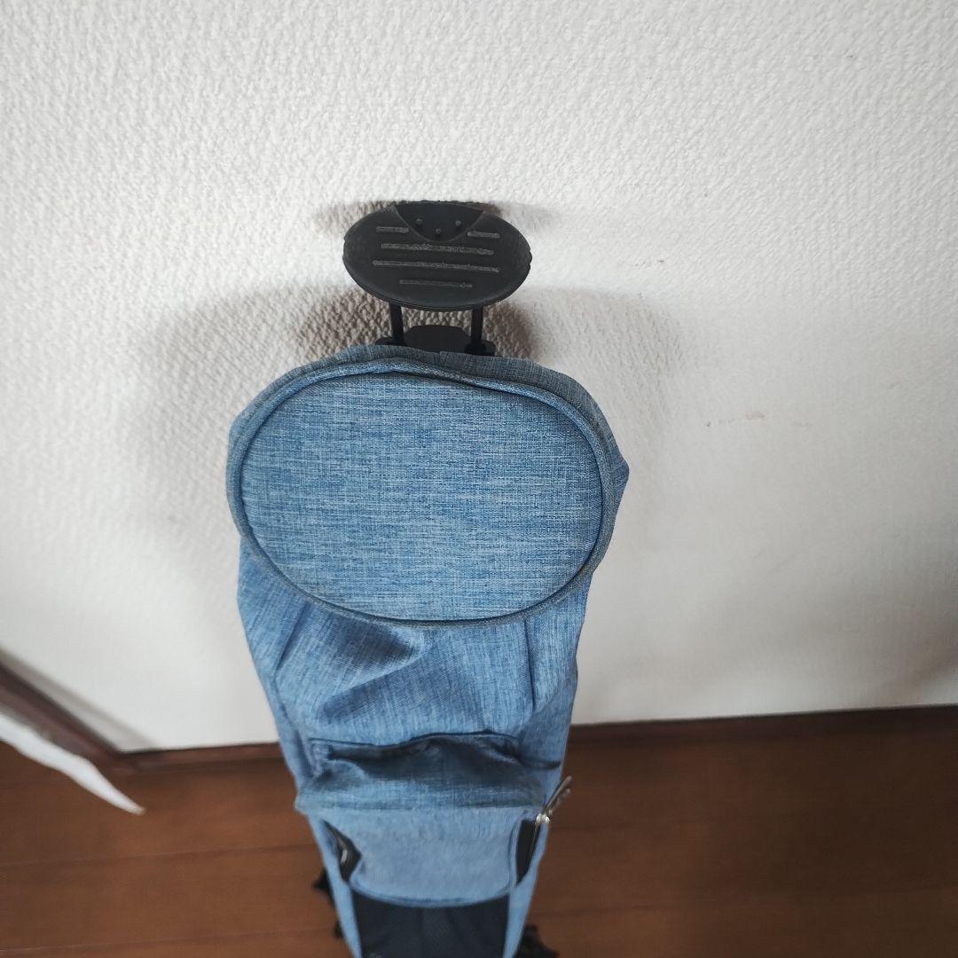 て*ぃ様 デニム風キャディーバッグ セルフスタンドバッグ付き