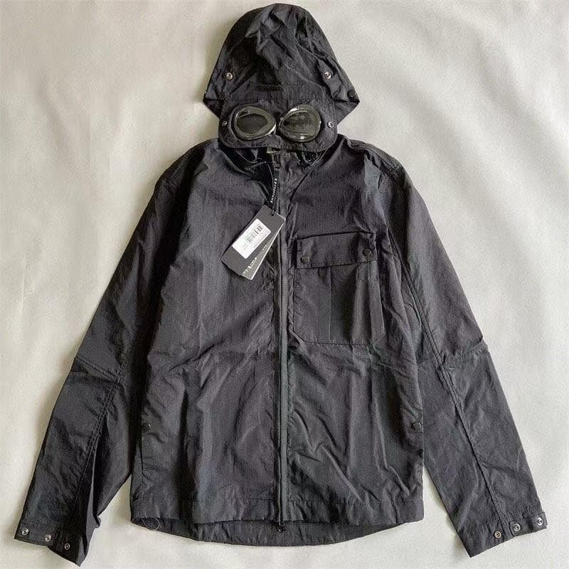 CP Company ゴーグル付きジャケット 黒 シーピーカンパニー